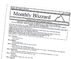 the monthly blizzard